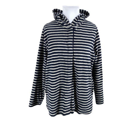 Unisex Ulla Popken - Fleece jacket, size 46 - Blue ()