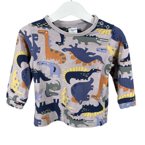 Unisex Polarn O. Pyret - Tricot shirt, size 86 - 92 - Gray (1)