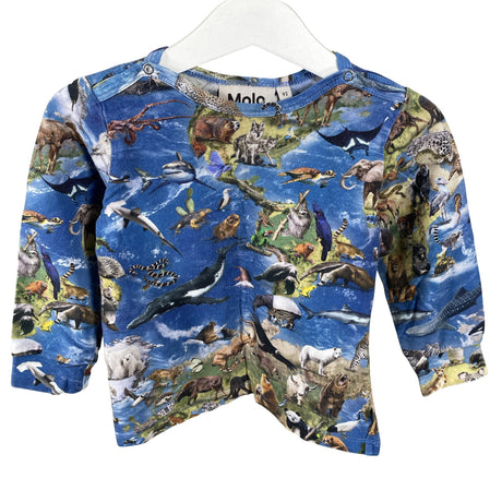 Unisex Molo Kids - Tricot shirt, size 86 - 92 - Blue ()