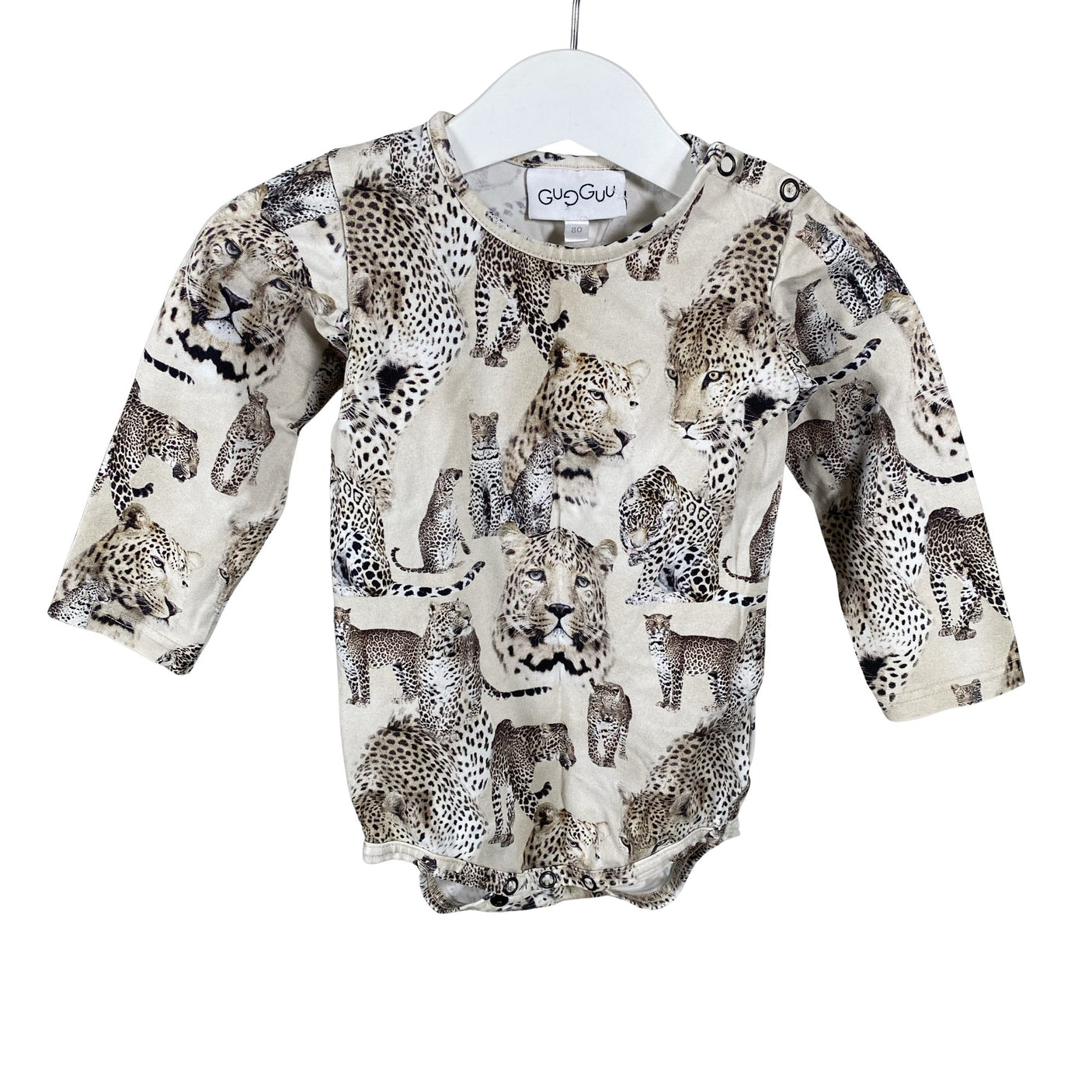 Unisex Gugguu - Body, size 74 - 80 - Beige (1)