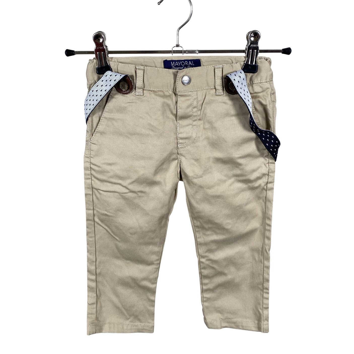Unisex Mayoral - Slacks, size 80 - 86 - Beige (1)