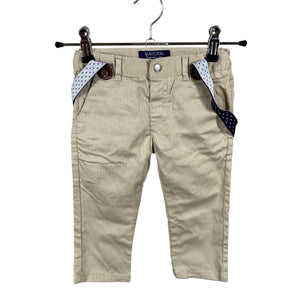 Unisex Mayoral - Slacks, size 80 - 86 - Beige (1)
