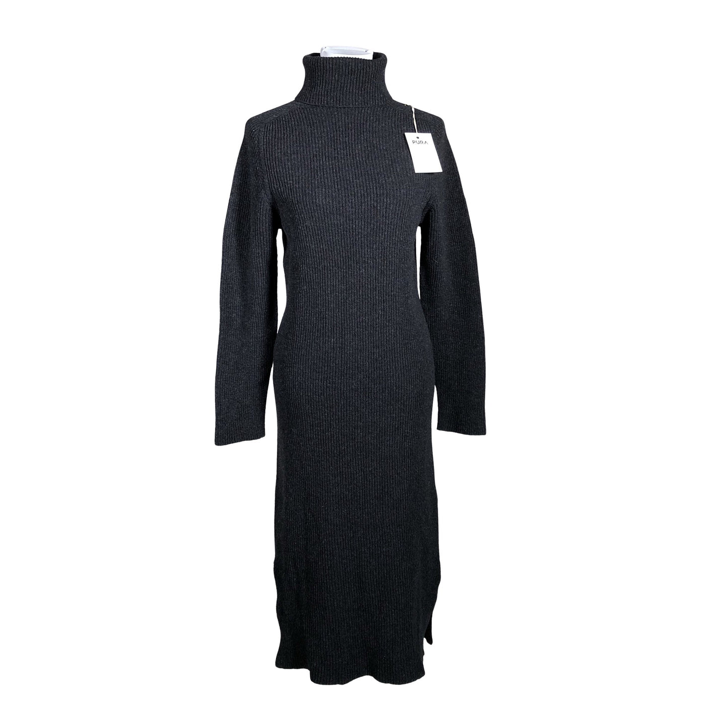 Unisex Pura - Knit dress, size 36 - Gray (1)