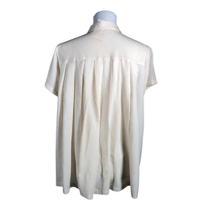 Unisex French Connection - Short-sleeved blouse, size 38 - Beige (2)