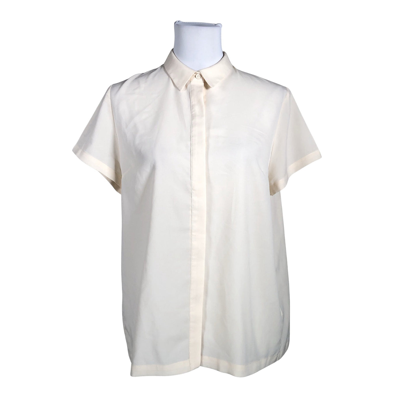 Unisex French Connection - Short-sleeved blouse, size 38 - Beige (1)