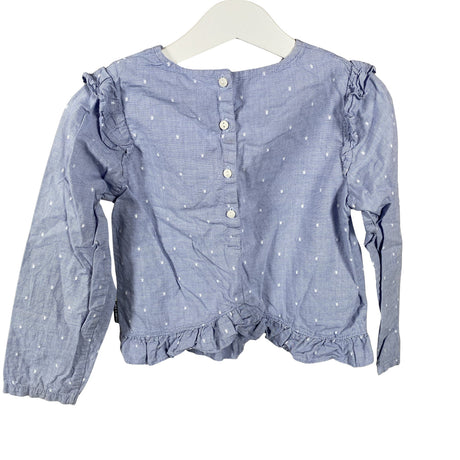 Unisex Polarn O. Pyret - Blouse, size 110 - 116 - Light blue (2)