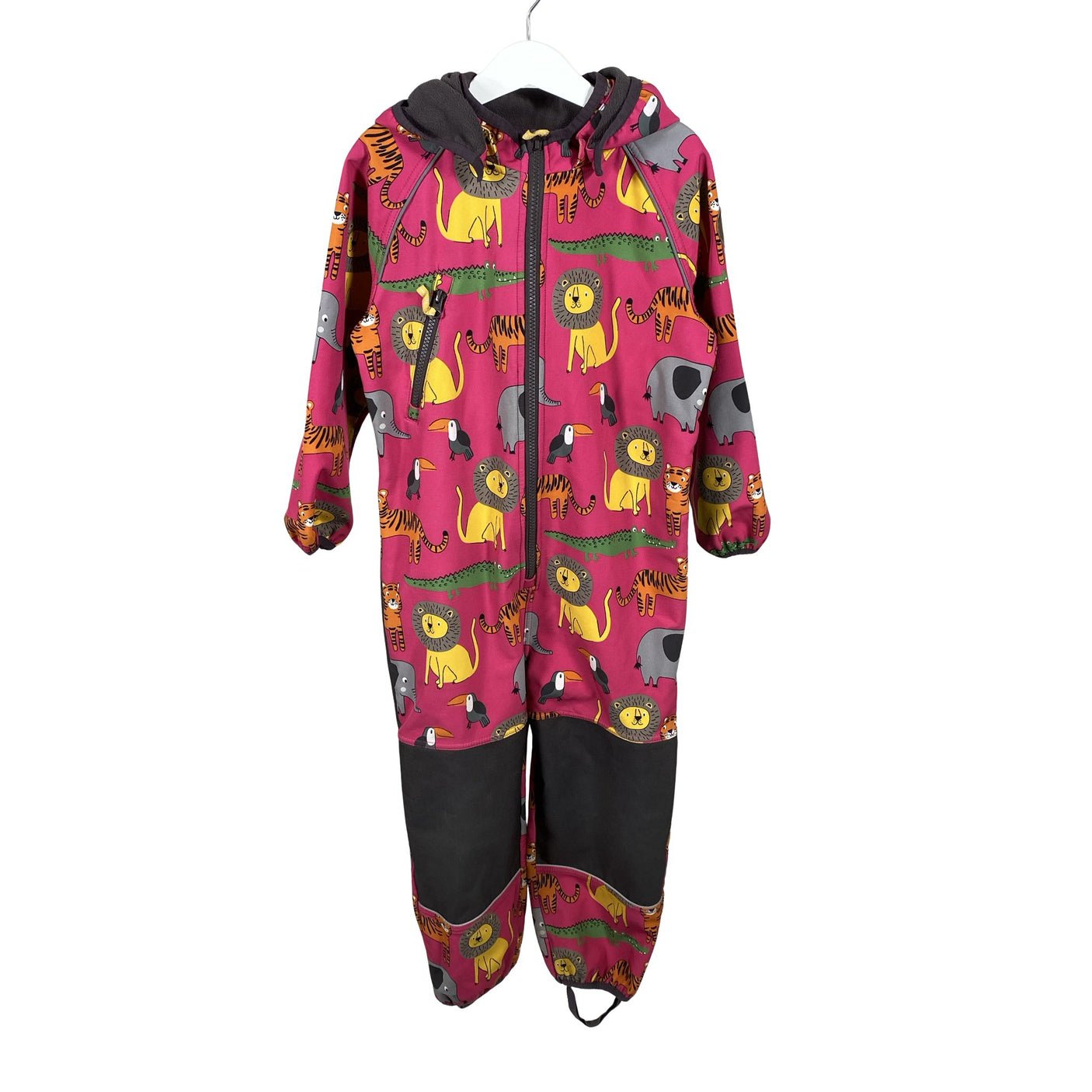 Unisex Jonathan - Soft shell jumpsuit, size 110 - 116 - Pink (1)