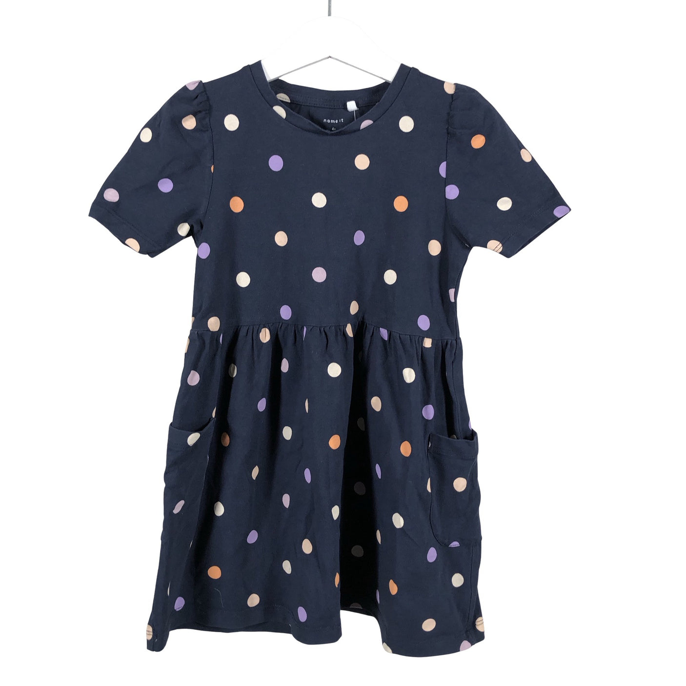 Unisex Name It - Tricot dress, size 98 - 104 - Blue (1)