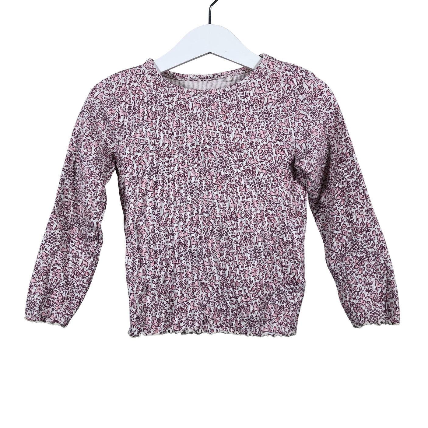 Unisex Next - Tricot shirt, size 98 - 104 - Light pink (1)