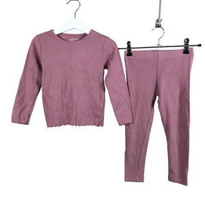 Unisex Next - Tricot shirt, size 98 - 104 - Light pink (1)