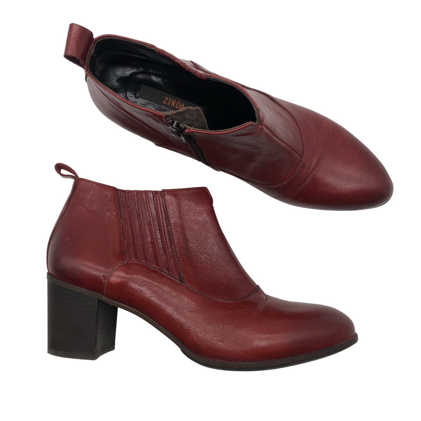 Unisex Zinda - Ankle boots, size 39 - Red (1)