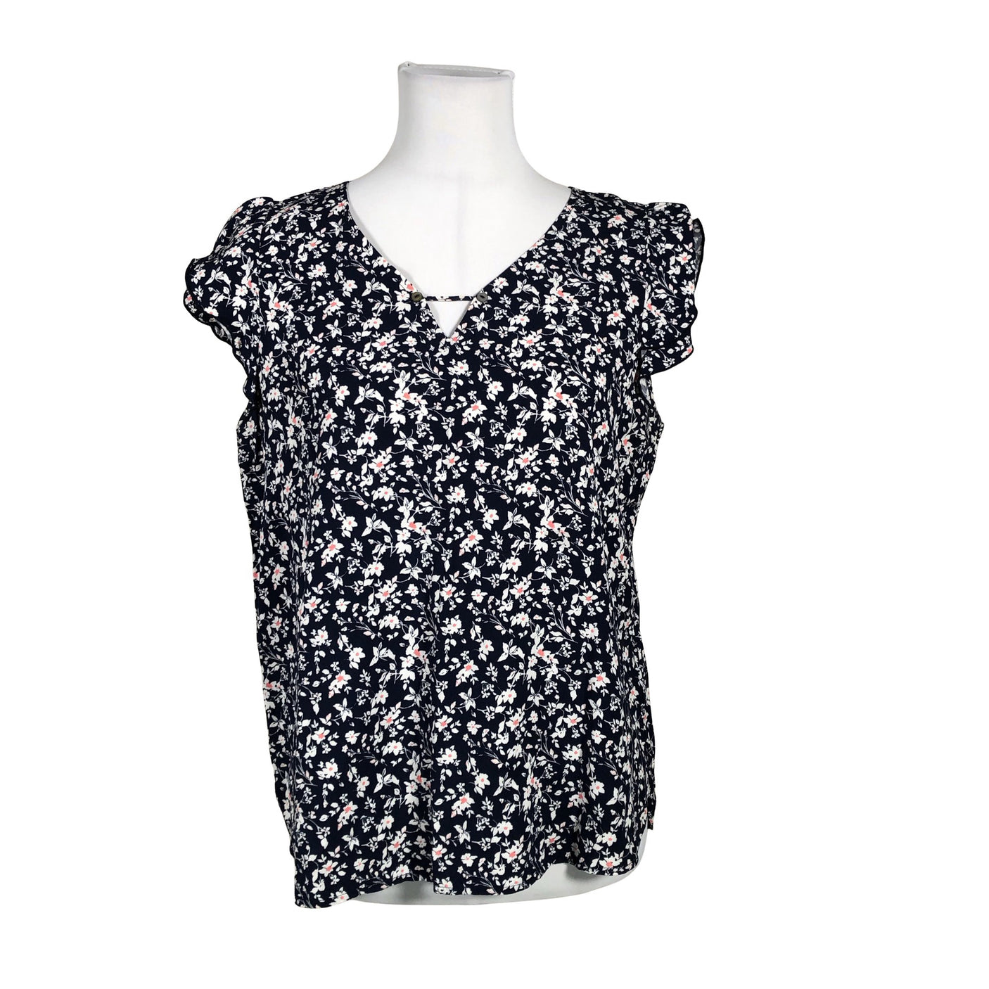 Unisex Esprit - Short-sleeved blouse, size 40 - Blue (1)