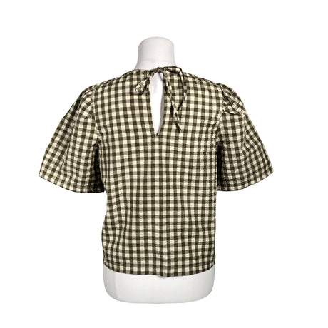 Unisex Lindex - Short-sleeved blouse, size 36 - Green (2)