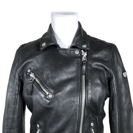 Unisex Gipsy - Leather jacket, size 38 - Black (2)