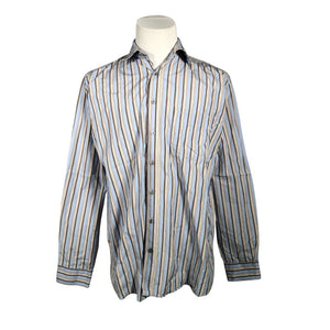 Unisex Sand - Collared shirt, size L - Light blue (1)