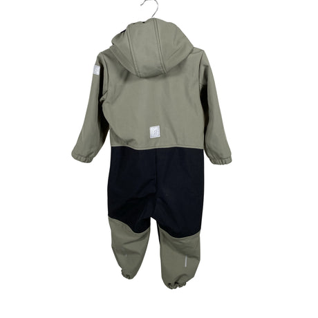 Unisex Reima - Soft shell jumpsuit, size 86 - 92 - Green (2)