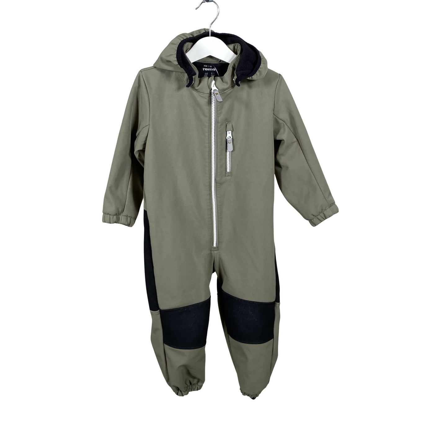 Unisex Reima - Soft shell jumpsuit, size 86 - 92 - Green (1)