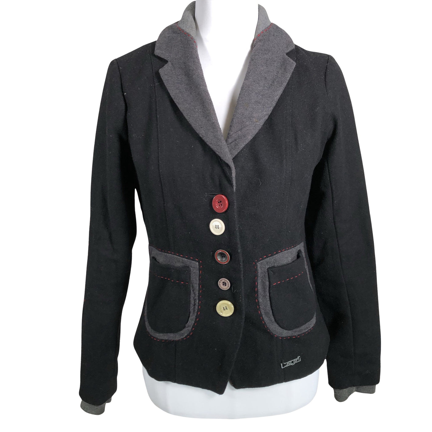 Unisex Desigual - Jacket, size 36 - Black (1)