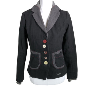 Unisex Desigual - Jacket, size 36 - Black (1)