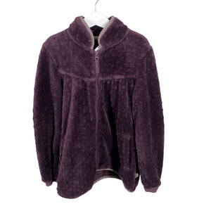 Unisex POMPdeLUX - Fleece jacket, size 146 - 152 - Wine red (1)