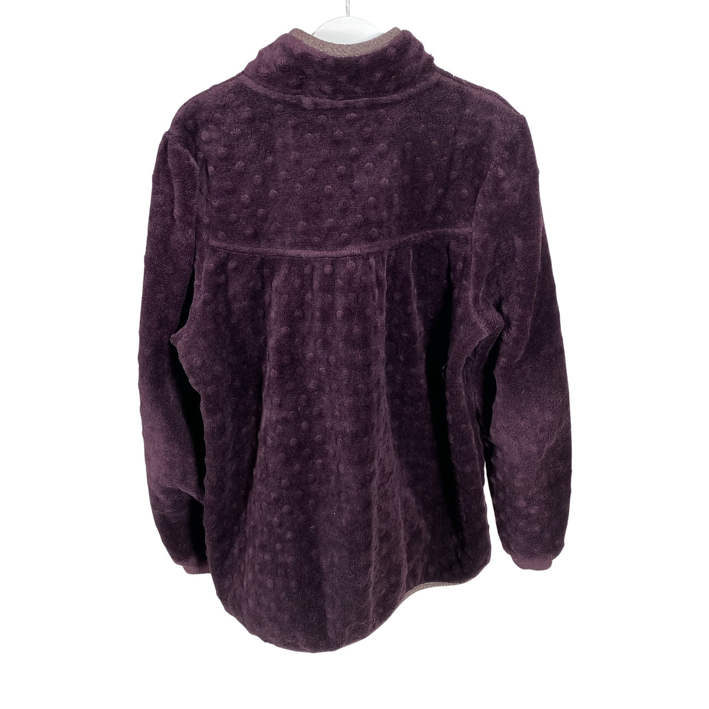 Unisex POMPdeLUX - Fleece jacket, size 146 - 152 - Wine red (2)