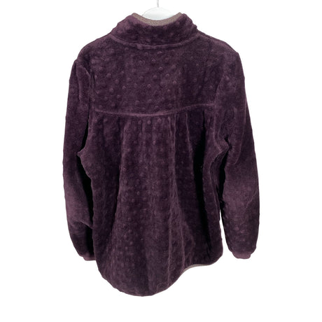 Unisex POMPdeLUX - Fleece jacket, size 146 - 152 - Wine red (2)