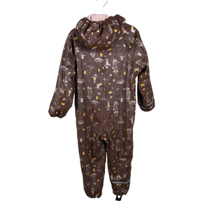 Unisex Polarn O. Pyret - Rain overall, size 104 - 110 - Brown (2)