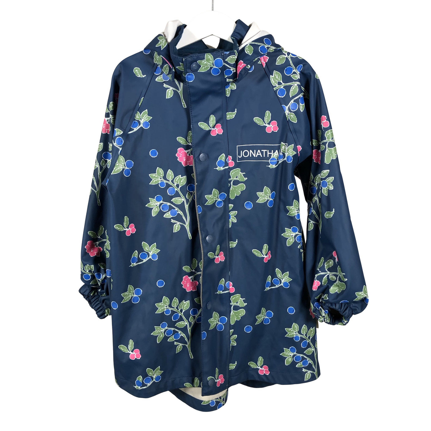 Unisex Jonathan - Rain jacket, size 110 - 116 - Blue (1)