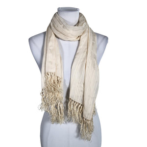 Unisex Giorgio Armani - Scarf, size Midi - Beige (2)