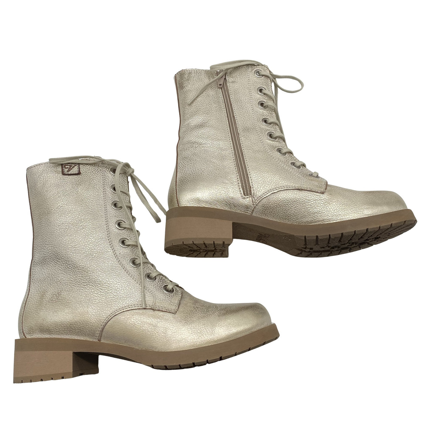 Unisex Vintro - Army boots, size 39 - Gold (1)
