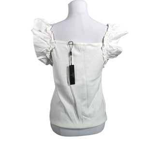 Unisex Tahari - Top, size 40 - Natural white (2)