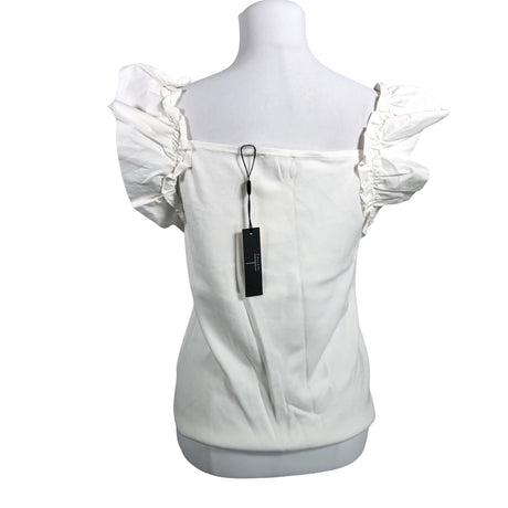 Unisex Tahari - Top, size 40 - Natural white (2)