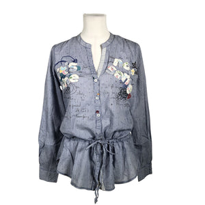 Unisex Desigual - Blouse, size 36 - Blue (1)