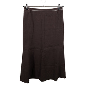 Unisex Steilmann - Fabric skirt, size 38 - Brown (2)