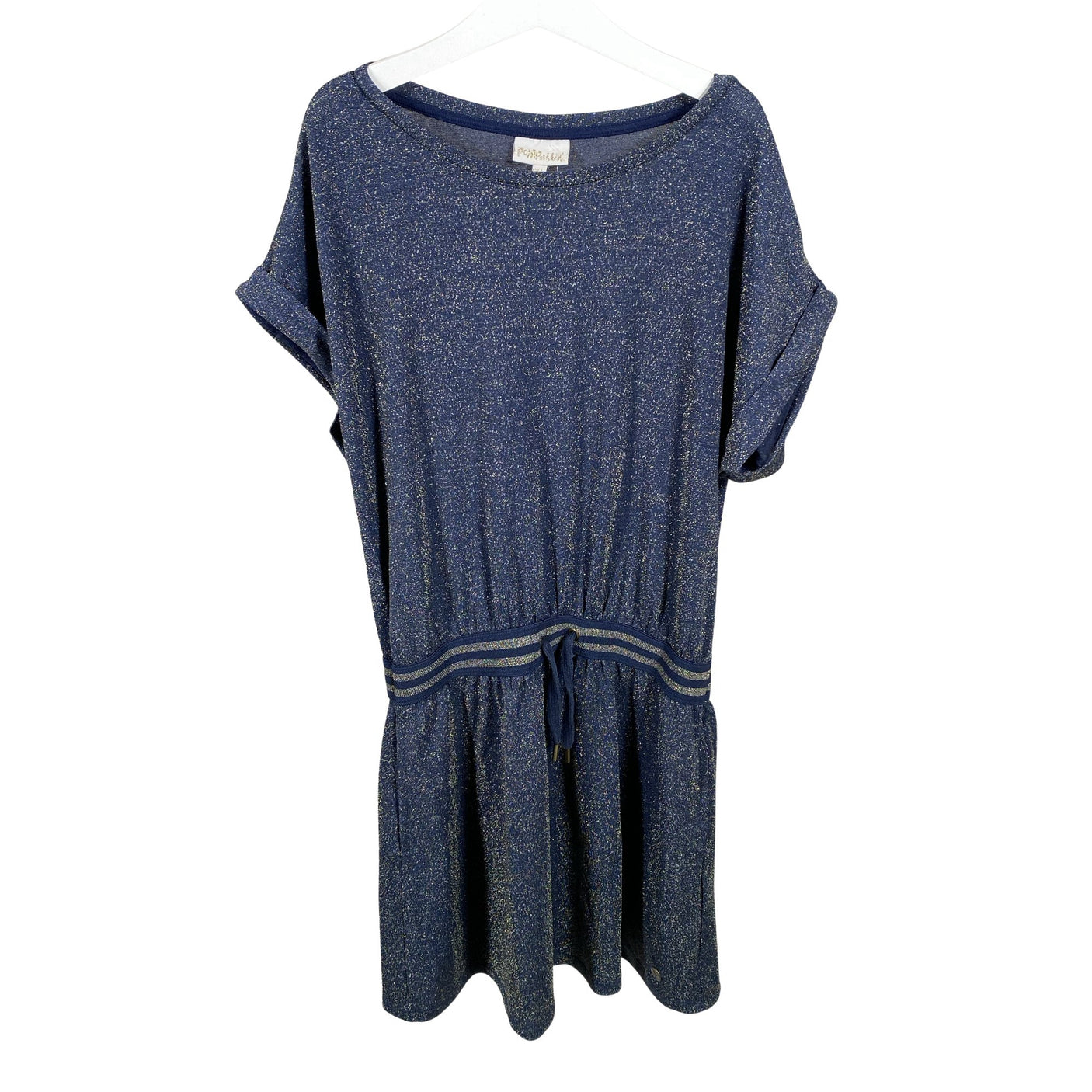 Unisex POMPdeLUX - Tricot dress, size 146 - 152 - Blue (1)