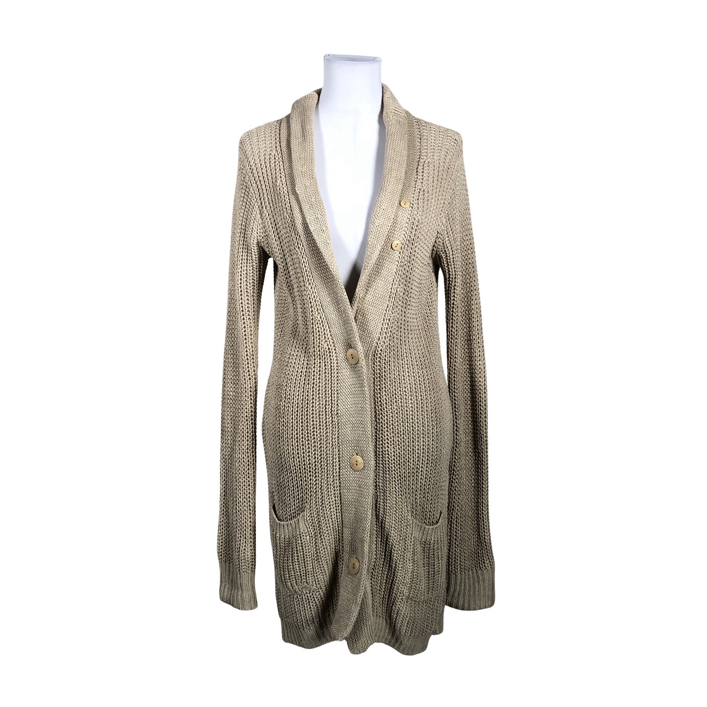 Unisex Polo Ralph Lauren - Cardigan, size 38 - Beige (1)