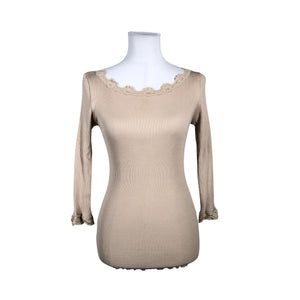 Unisex Rosemunde - Tricot shirt, size 40 - Beige (1)