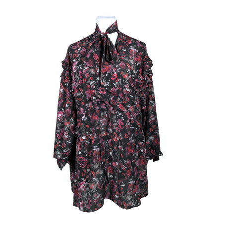 Unisex IRO - Schiffon tunic, size 36 - Black ()