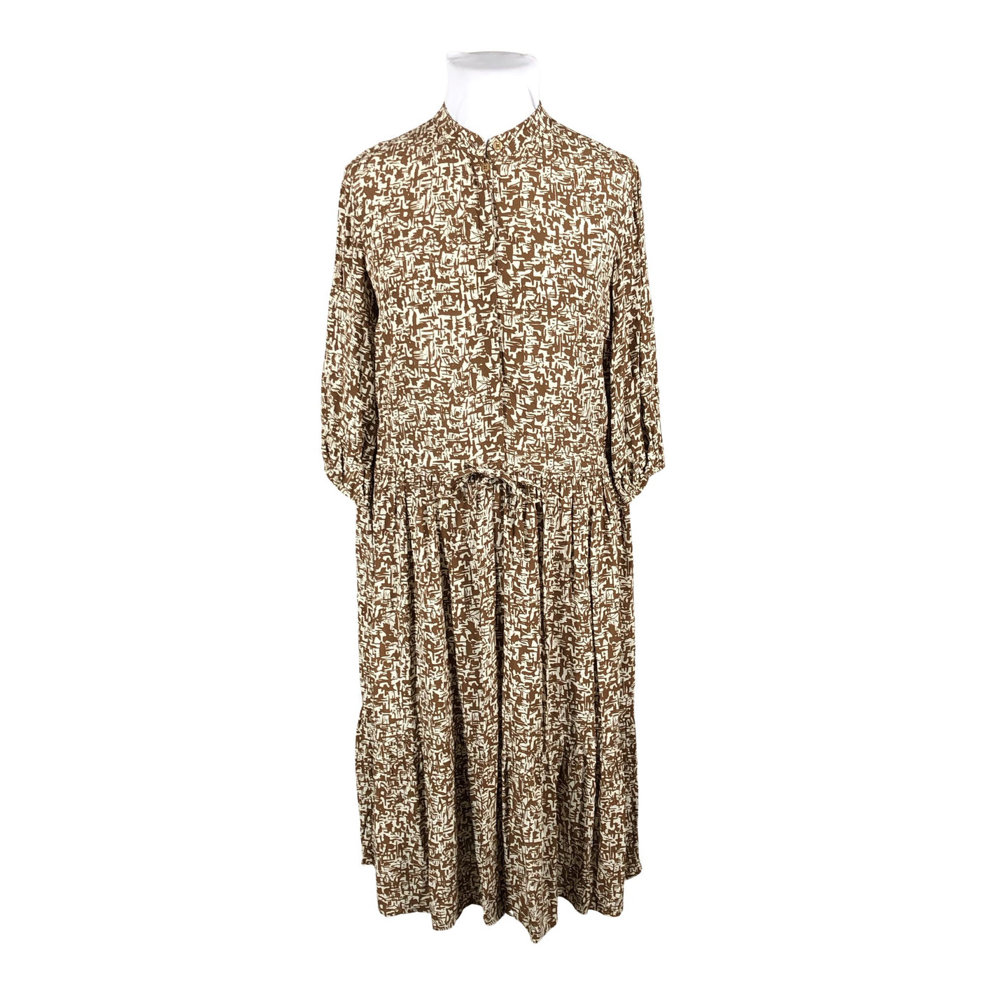 Unisex Marc O'Polo - Schiffon dress, size 40 - Brown (1)