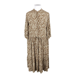 Unisex Marc O'Polo - Schiffon dress, size 40 - Brown (2)