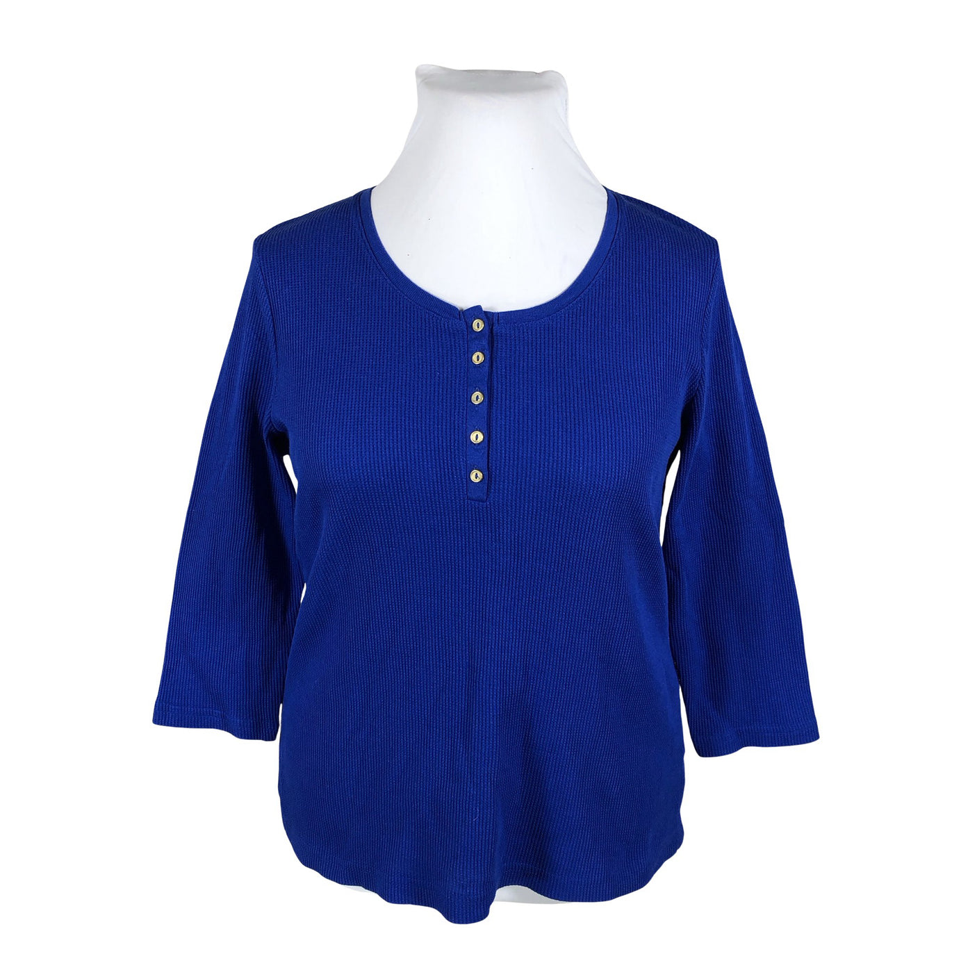 Unisex Croft & Barrow - Tricot shirt, size 42 - Blue (2)