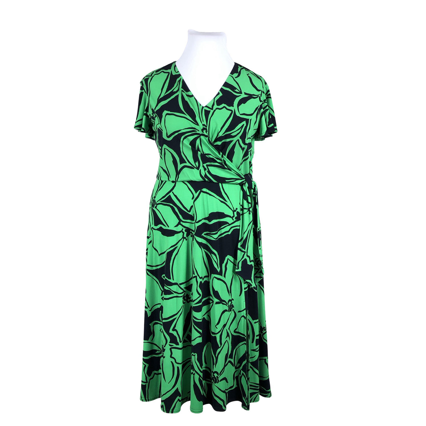 Unisex Joseph Ribkoff - Tricot dress, size 42 - Green (1)