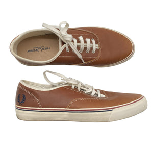 Unisex Fred Perry - Casual sneakers, size XXS - Brown (1)