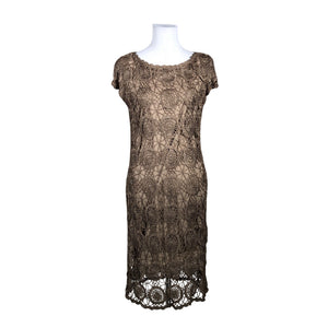 Unisex Monton - Knit dress, size 38 - Brown (1)