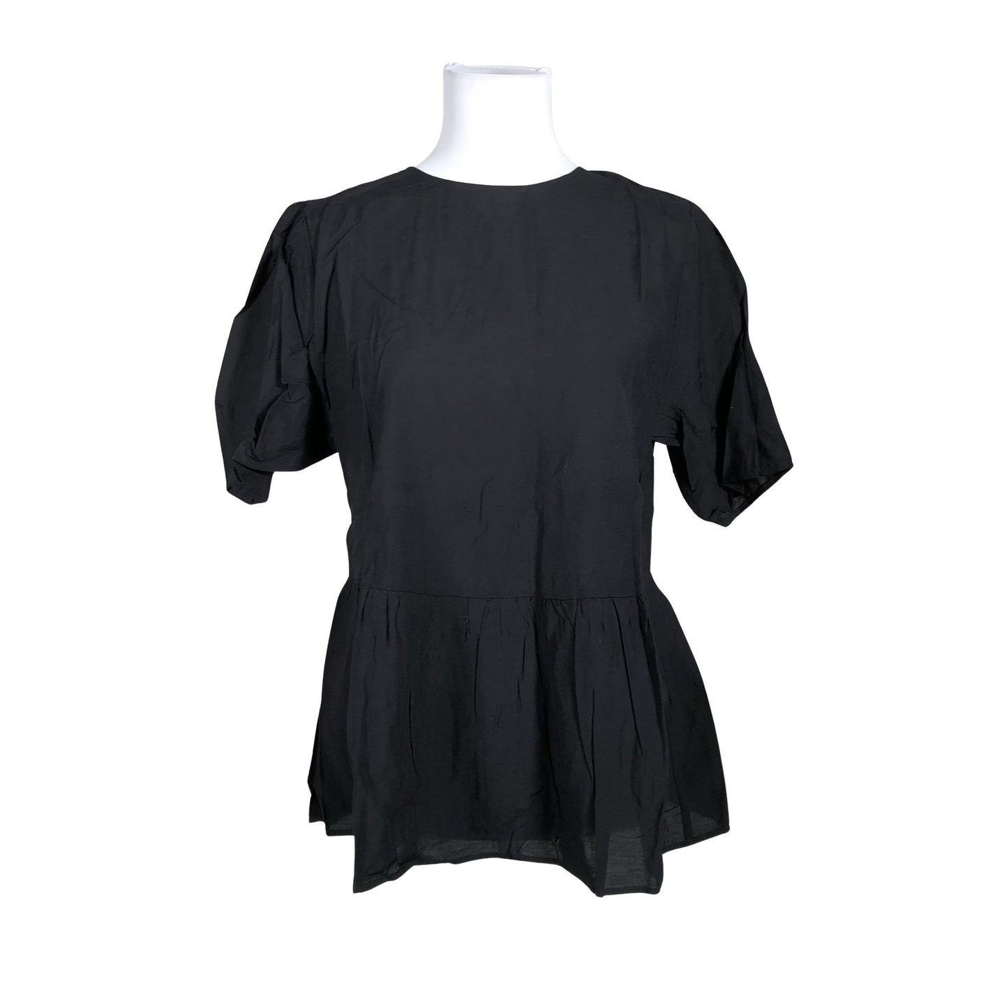 Unisex Taifun - Short-sleeved blouse, size 40 - Black (1)