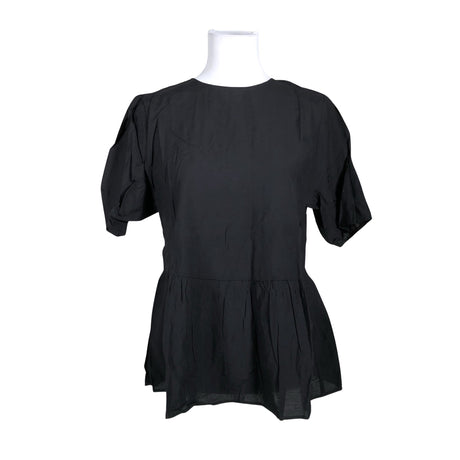 Unisex Taifun - Short-sleeved blouse, size 40 - Black ()