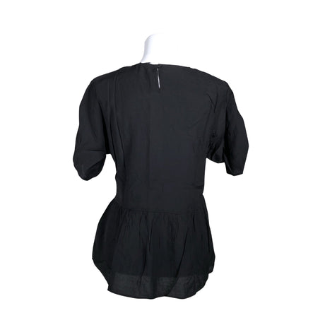 Unisex Taifun - Short-sleeved blouse, size 40 - Black (2)