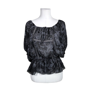 Unisex Guess - Short-sleeved blouse, size 34 - Gray (1)