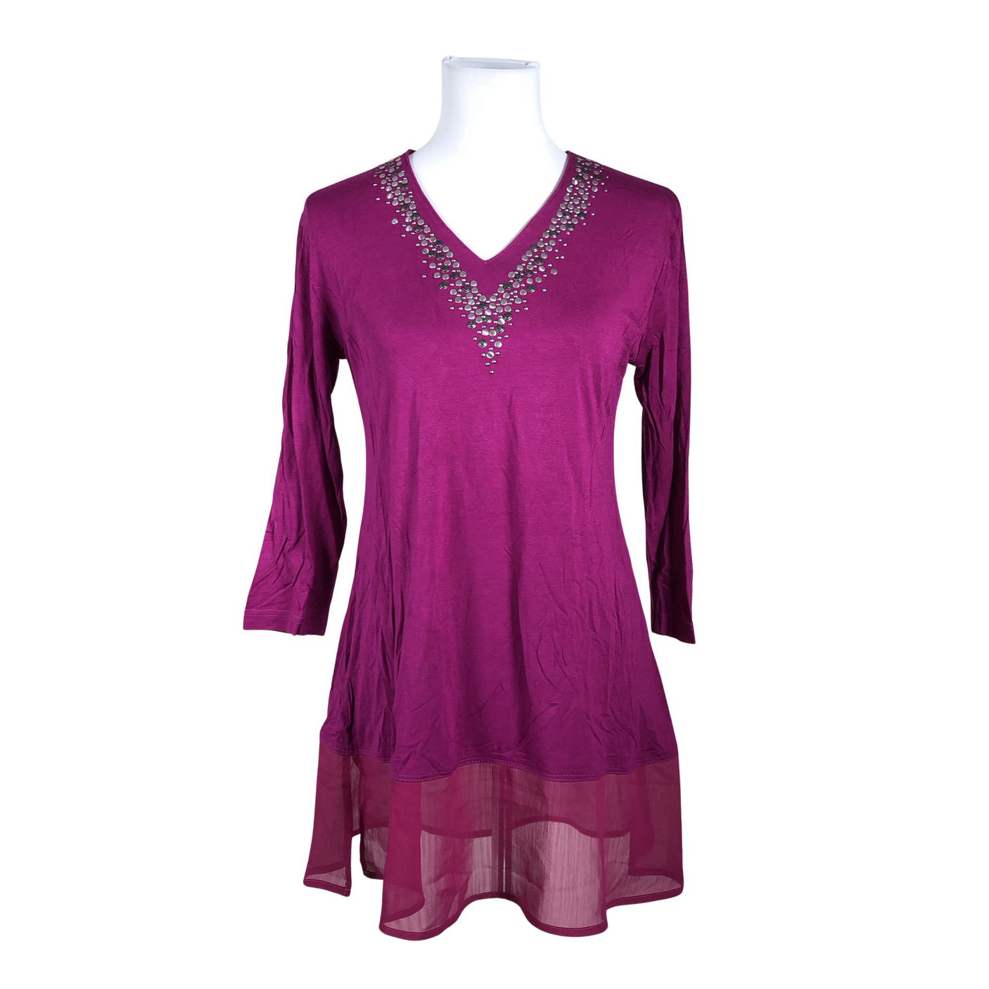 Unisex Voglia - Tricot tunic, size 36 - Violet (1)
