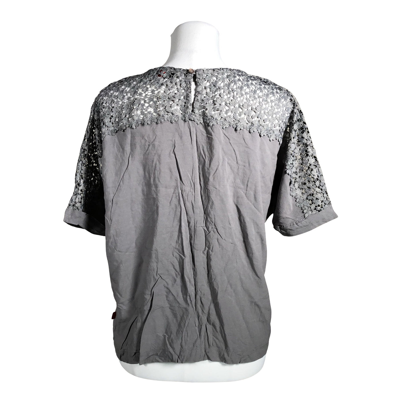Unisex Jackpot - Short-sleeved blouse, size 36 - Gray (2)